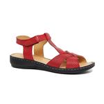 Kırmızı Pietra Kadın Deri Sandalet 2010046250016