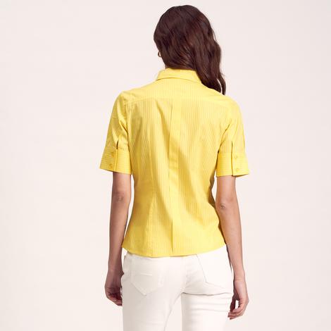 Sarı Kadın Dokuma Gömlek_2
