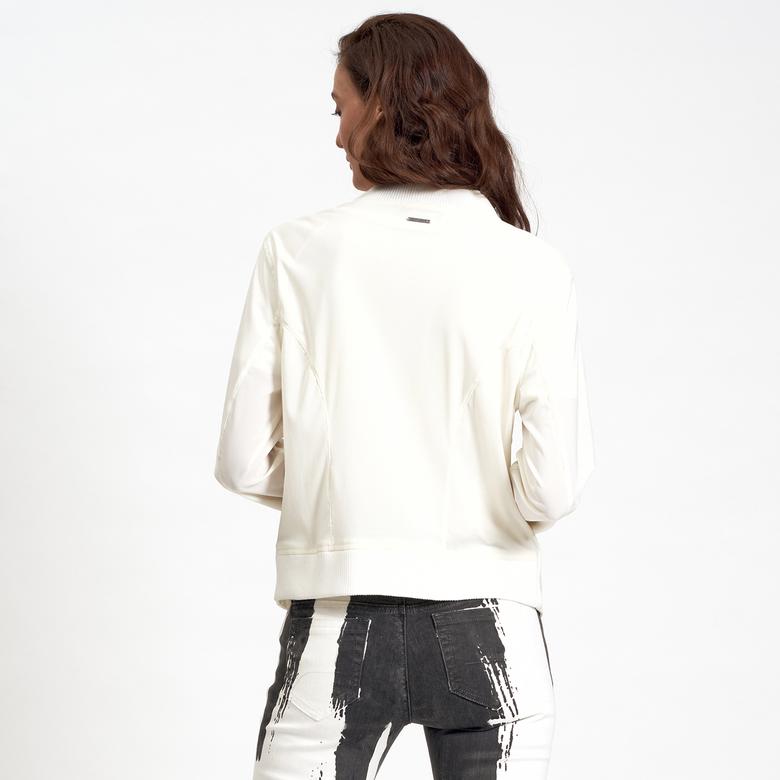 Beyaz DKNY Jeans Kadın Ceket_2