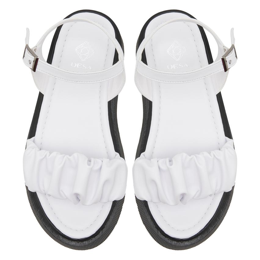 Beyaz Crocus Kadın Sandalet 2010047656009