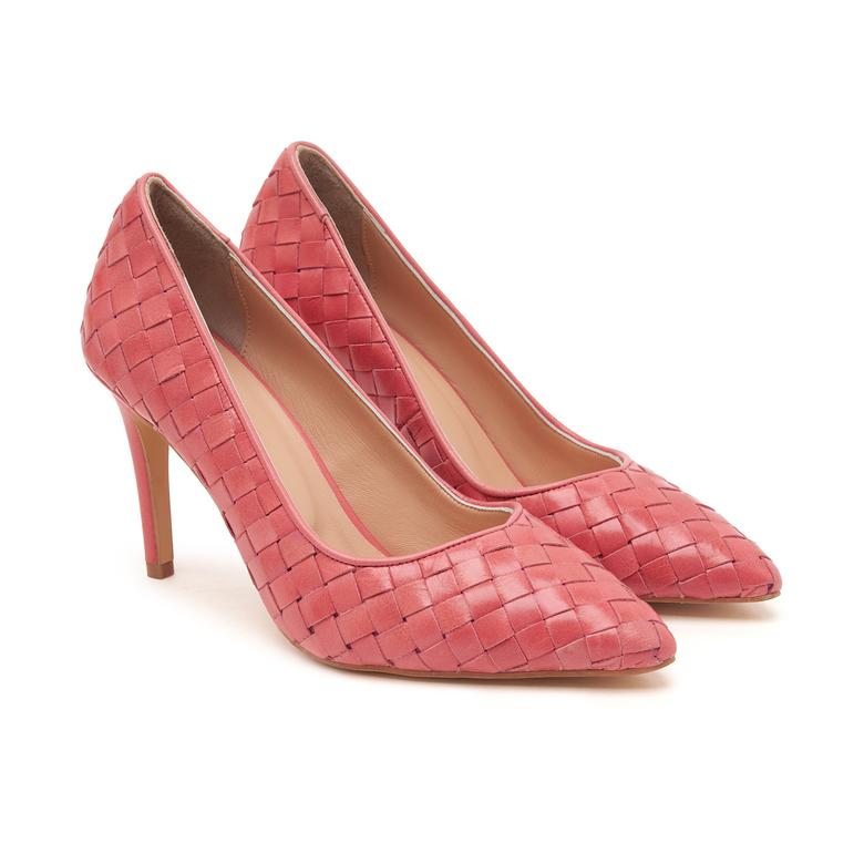 Kırmızı Alba Kadın Deri Klasik Ayakkabı_0