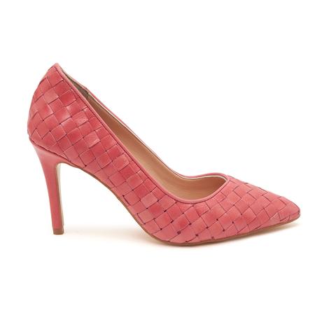 Kırmızı Alba Kadın Deri Klasik Ayakkabı_3