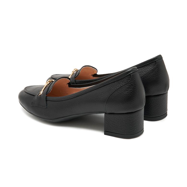 Lyra Siyah Kadın Deri Klasik Ayakkabı 2010047944007