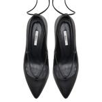 Follafe Siyah Kadın Deri Klasik Ayakkabı 2010047999001