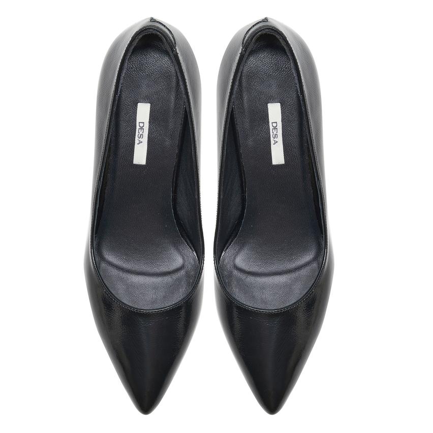 Marguerite Siyah Kadın Deri Klasik Ayakkabı 2010048044005