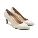 Marguerite Beyaz Kadın Deri Klasik Ayakkabı 2010048044007