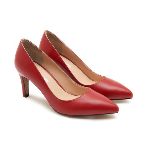 Marguerite Kırmızı Kadın Topuklu Klasik Ayakkabı