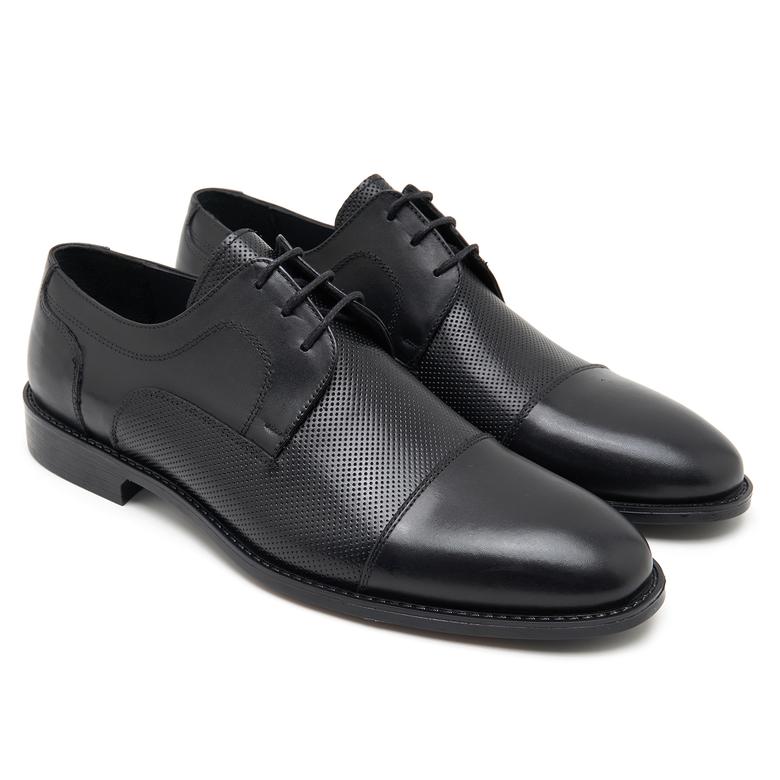 Pickford Siyah Erkek Deri Klasik Ayakkabı 2010048966002
