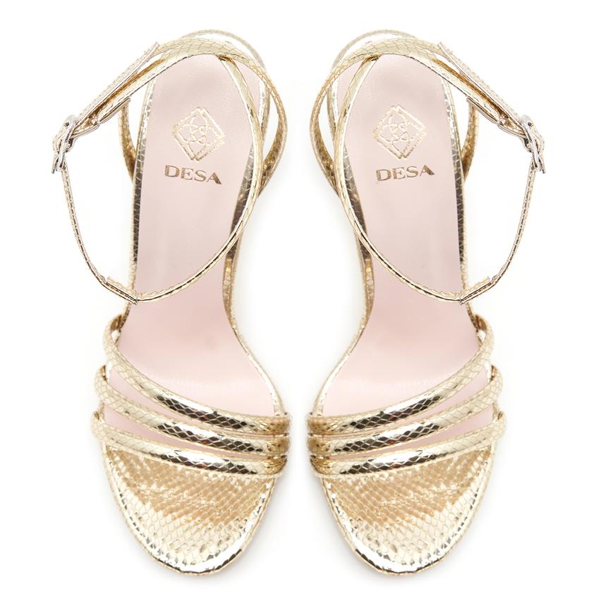 Prinze Gold Kadın Topuklu Sandalet 2010048752009