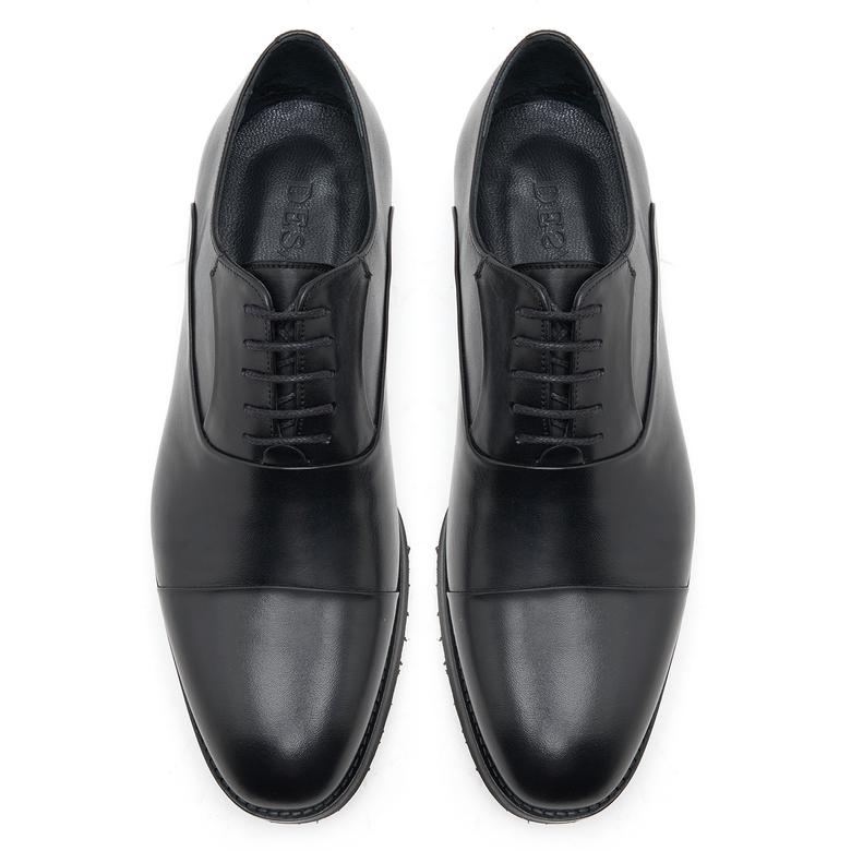 Morton Siyah Erkek Deri Klasik Ayakkabı 2010049113004