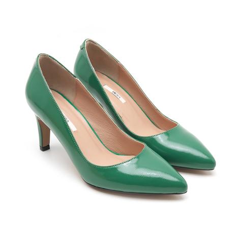 Danza Yeşil Kadın Rugan Klasik Ayakkabı
