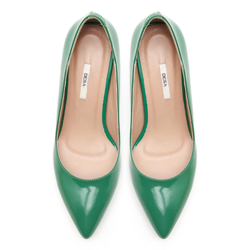 Danza Yeşil Kadın Rugan Klasik Ayakkabı 2010049104026