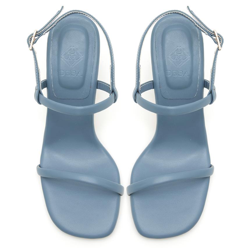 Svea Mavi Kadın Topuklu Sandalet 2010049289007