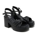 Bette Siyah Kadın Deri Sandalet 2010049196004