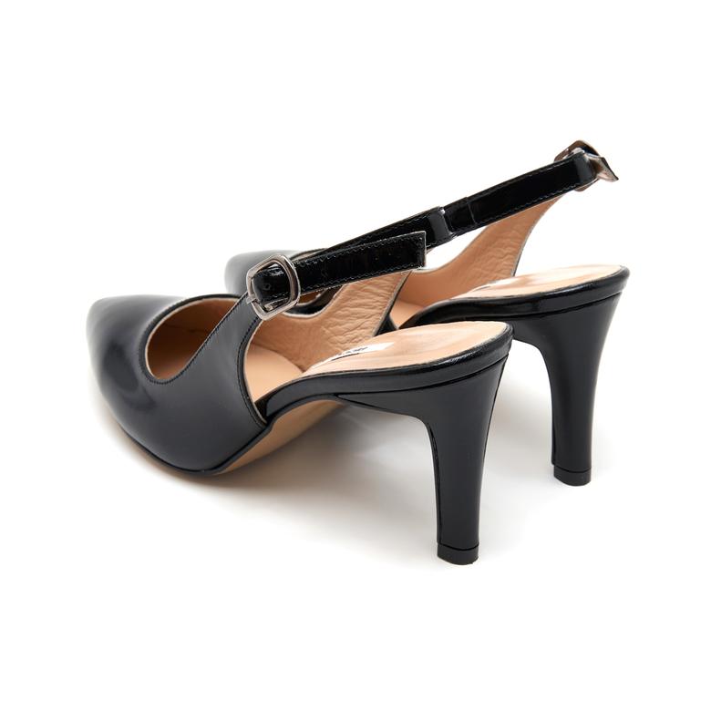 Daley Siyah Kadın Rugan Klasik Ayakkabı 2010049102001